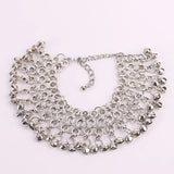 A Pair of Silver Bells Anklet Foot Jewellery