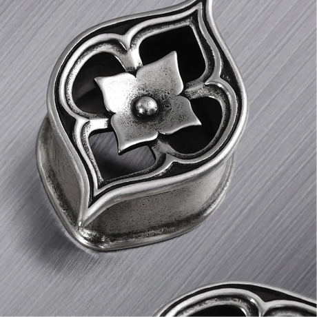 Lotus Flower Ear Tunnel Plugs Gauges Hollow Ear Stretchers Expanders Piercing Jewellery for Stretched Ears