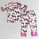 Retro Western Rodeo Horse Children Pyjamas