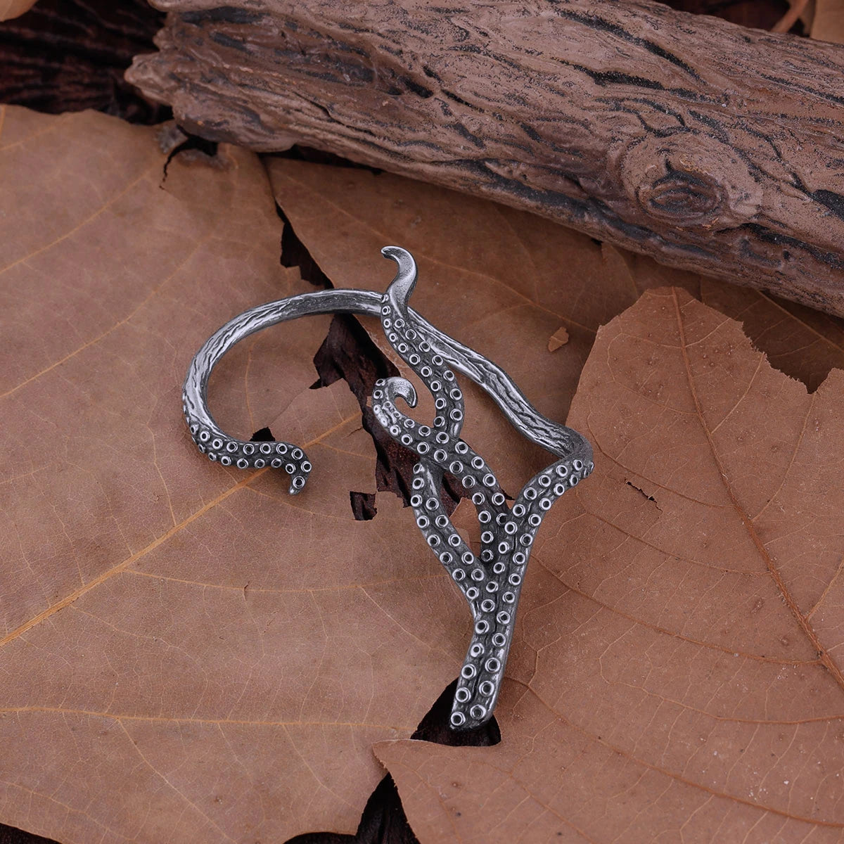 Stainless Steel Octopus Tentacles Non-piercing Ear Cuffs