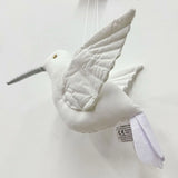 Linen Hummingbirds Children's Room Nursery Hanging Decor