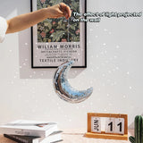 Hanging Moon Disco Mirror Ball Mirror Ornament Decor