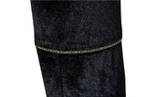 Plush Velvet Suit Two-piece Mens Party Suits Double Breasted Tuxedo Blazers & Pants