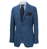 Mens British Herringbone Tweed Wool Suit Jacket