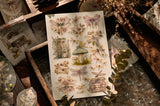 Dragonfly & Mushroom RUB ON Transfer Stickers for Scrapbooking Junk Journal DIY Craft