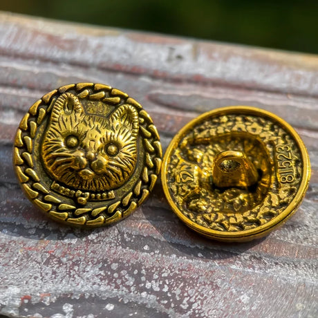 8pcs Metal Cat Buttons DIY Sewing Crafts