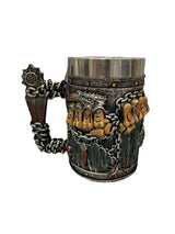 Viking Tree of Life Beer Mug Stainless Steel