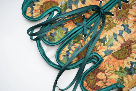 Maiden Fiora's Vintage Floral Overbust Corsets