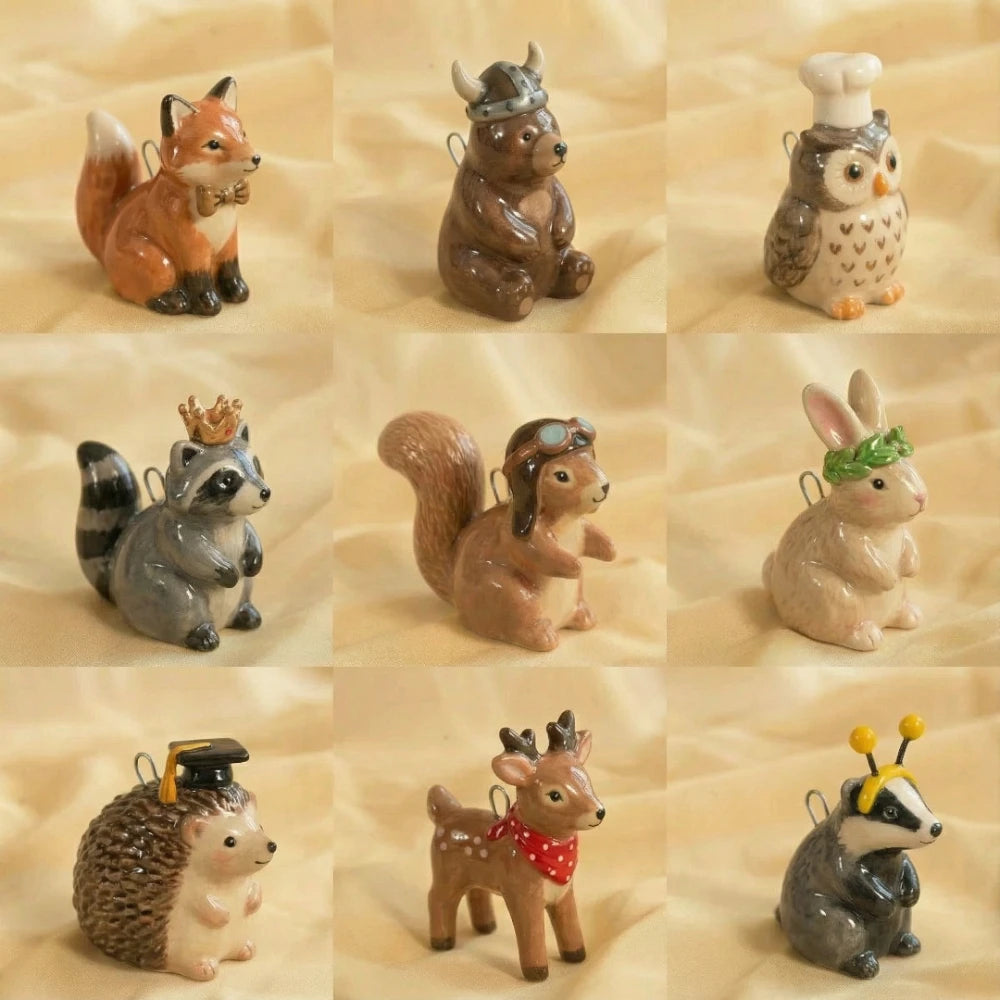 Miniature Animal Friends Pendant Charms DIY Jewellery Making