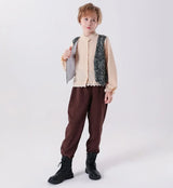 Medieval Peasant Children Cosplay Halloween Stage Performance Costumes