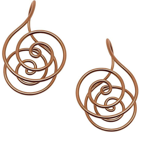 Adjustable Copper Spiral Palm Cuff Handmade Jewellery for Meditation & Energy Healing