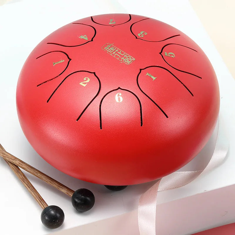 6 Inch Steel Tongue Drum Set Percussion Musical Instrument
