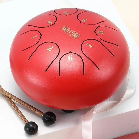 6 Inch Steel Tongue Drum Set Percussion Musical Instrument