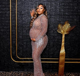 Dazzling Maternity Dress for Pregnancy Photo Shoot Gown