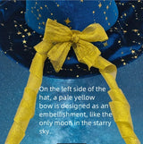 Yellow Bow Star Witch Hat Halloween Costume