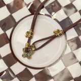 Elven Amulet Butterfly Choker Necklace