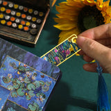 Metal Flower Bookmarks