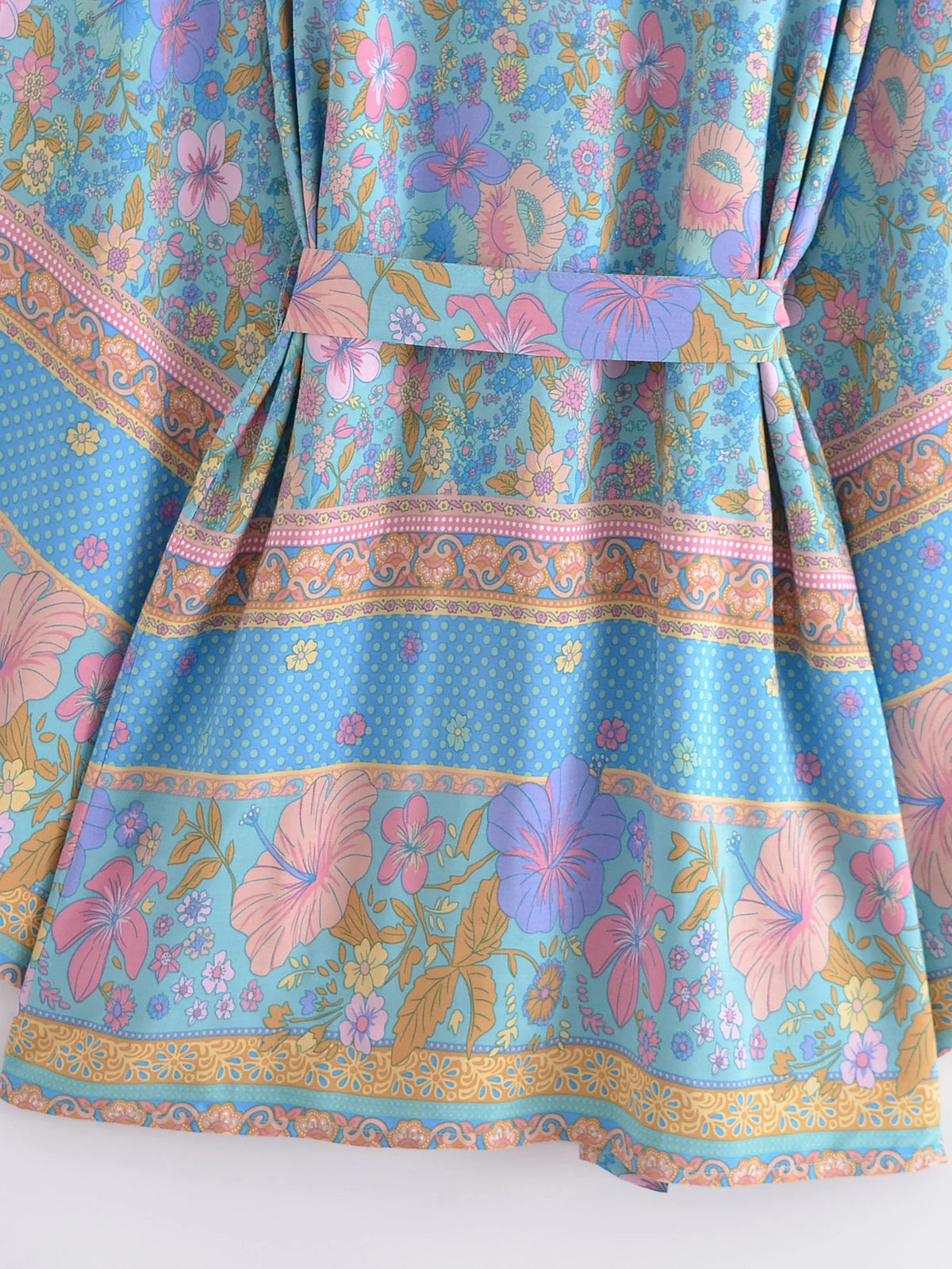 Boho Cover Ups Short Kimono