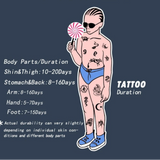 Compass Temporary Tattoos