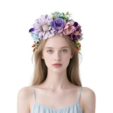 Fabric Flower Goddess Hairbands