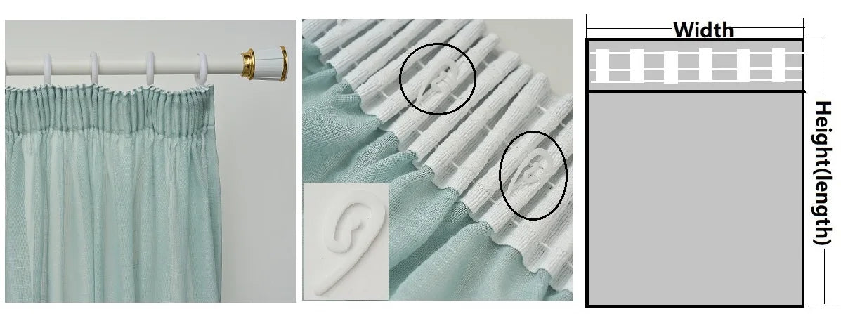 Confetti Cotton Linen Curtains