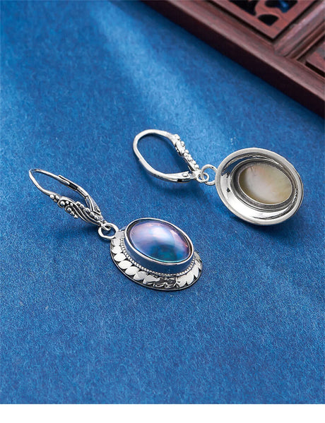 Ursula's Pearl S925 Sterling Silver Drop Earrings