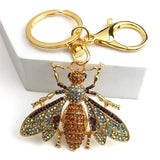 Crystal Bee Keyring