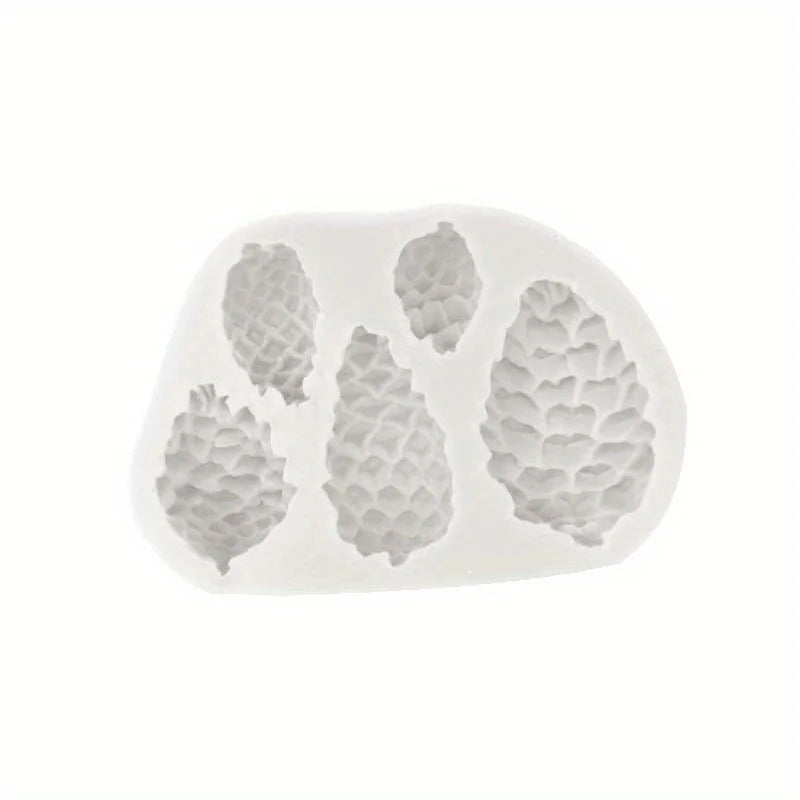 Pine Cone Silicone Mould Resin Chocolate Cupcake Fondant Cake Decorating DIY Craft Tools