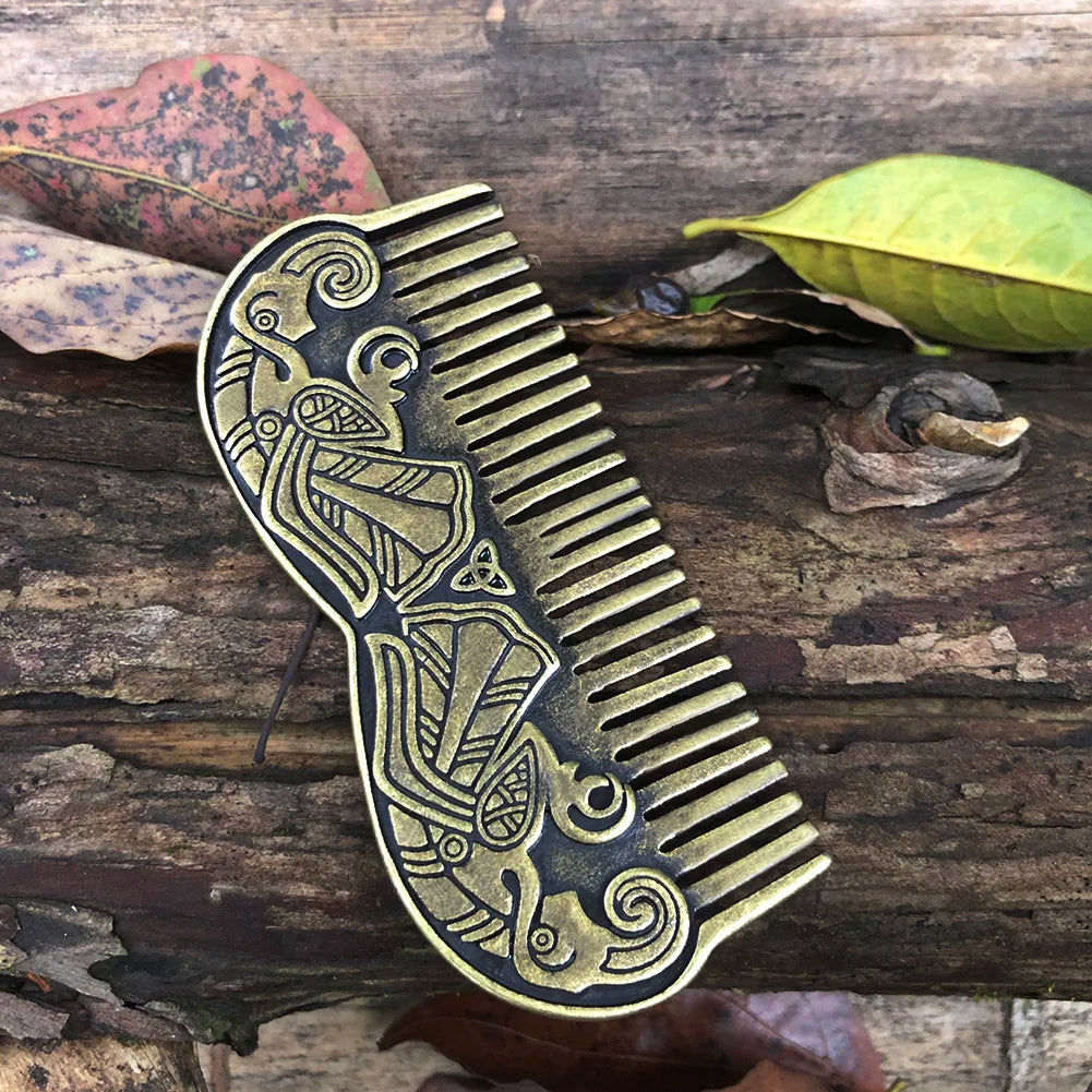 Norse Viking Beard Comb Odin's Ravens Viking Gift For Men