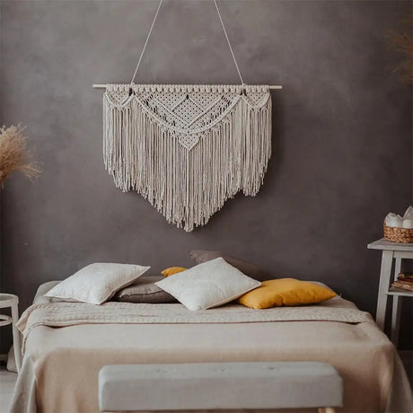 Big Macrame Wall Hanging Tapestry Bohemian Handwoven Tapestry For Home Decor