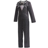 Children's Halloween Cosplay Nightmare Before Christmas Costumes Kids Girls Sally Dress Boys Skeleton Jack Clothing Set
