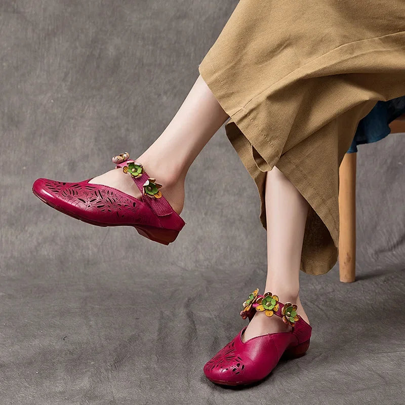 Trollkvinna Maret's Genuine Leather Moccasins Sandals