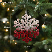 Christmas Snow Kissed Hanging Ornaments Ballet Girl Elk Swan