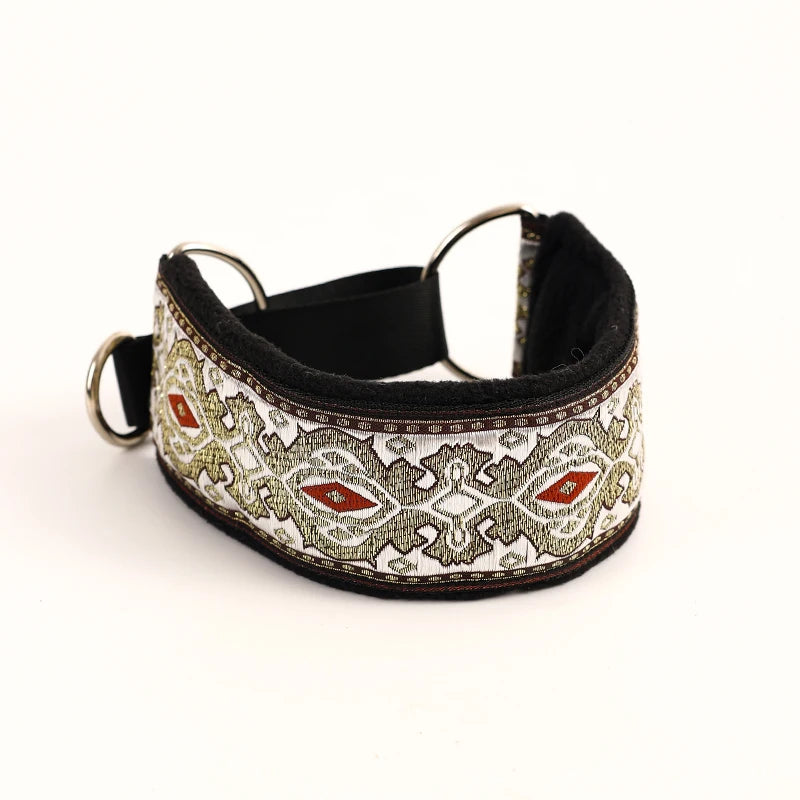 Italian Ribbon Soft Comfortable Extra Wide Collars for Dogs Pet Accessories