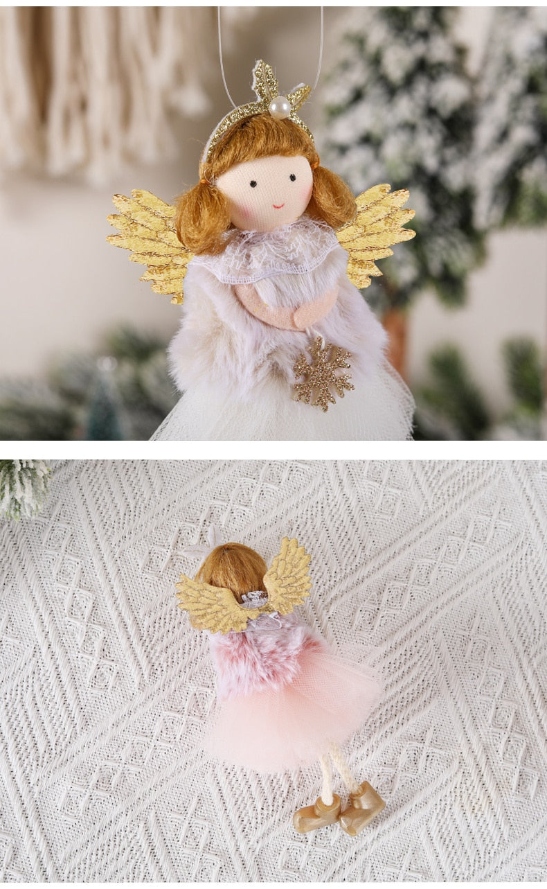 Christmas Angel Dolls Xmas Tree Ornament