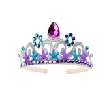 Mermaid Accessories Gloves Wand Crown Jewellery Set Wig Necklace Braid Cosplay Halloween Birthday Party