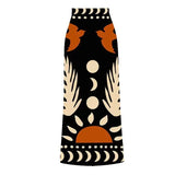 Island Graphic Summer Swimsuits Cover Up Pants Skirts Swimwear