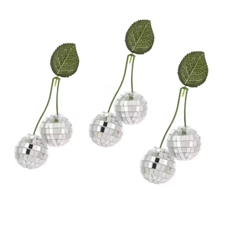 Cherry Disco Mirror Balls Home Decor