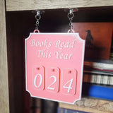 Hanging Bookshelf Counter Library Decor Reading Record