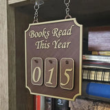 Hanging Bookshelf Counter Library Decor Reading Record