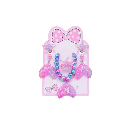 Little Girl Mermaid Ariel Princess Dress Halloween Cosplay Children's Birthday Party Costume