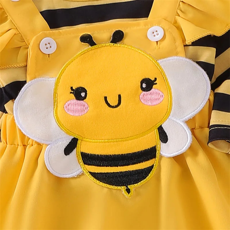 Ladybug and Bumble Bee Baby Girl Outfits