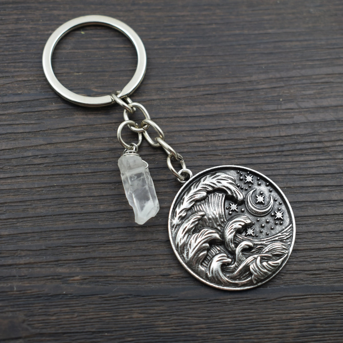 Sea Wave Keyring