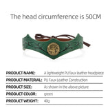 Embellished Medieval Forestcore Faecore Headpieces and Accessories Maple Leaf Deer