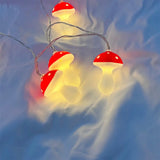 Mushroom String Lights Battery LED Fairy Lights