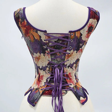 Dovizia's Palace Lace Up Bone Corset Stage Costume