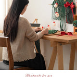 Mimi's Macrame Christmas Tree Wall Hanging Handmade Boho Decoration