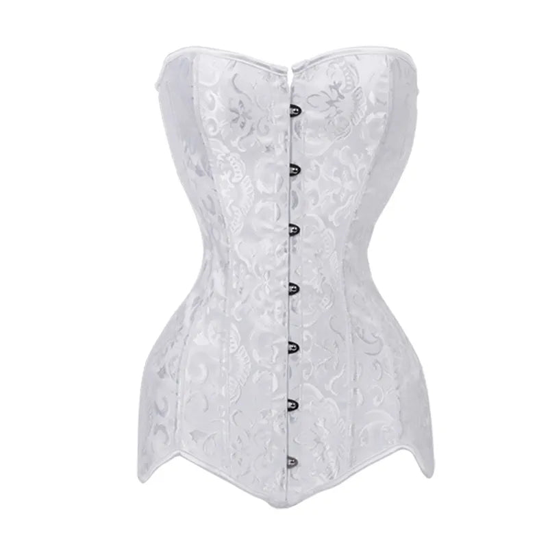 Extra Long Jacquard Corset