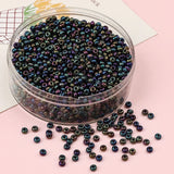 2 3 4mm Metallic Plated Glass Seed Beads Round Japanese Miyuki Seedbeads Loose Spacer Beads for Jewerly Making DIY Needlework