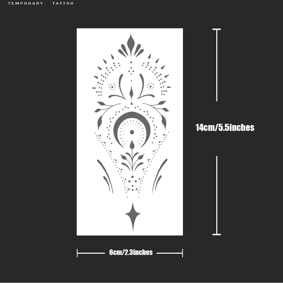 Floral Temporary Tattoo